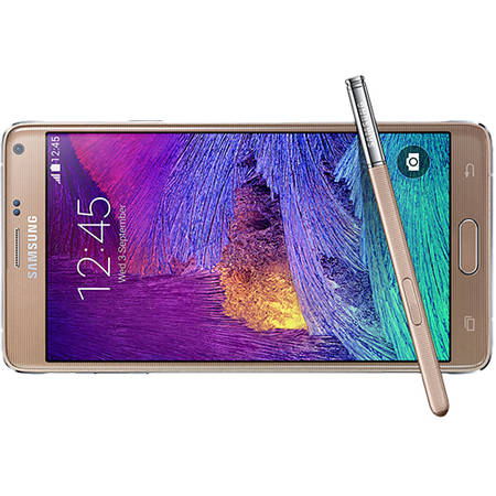 Telefon Mobil Samsung Galaxy note 4 32gb lte 4g auriu