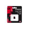 KINGSTON Card de memoria Micro SD SDCA3/64GBSP, 64GB, Clasa 3, R/W 90/80 MB/s UHS-I, fara adaptor