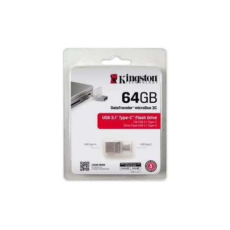 USB Flash Drive 64GB DT MicroDuo, USB 3.0, micro USB 3C