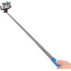 KitVision Selfie Stick extensibil cu control actionare shutter pe bluetooth si suport de telefon, Albastru