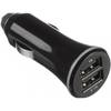 Incarcator auto Kit USBCC3A 3100 mAh (1A + 2.1A) Dual USB Bullet Premium Black