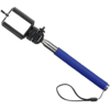 KitVision Selfie Stick extensibil cu control actionare shutter pe fir si suport de telefon, Albastru