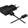 Incarcator Retea Samsung EP-TA12EBEUGWW Black microUSB, cablu USB detasabil, 2000 mAh