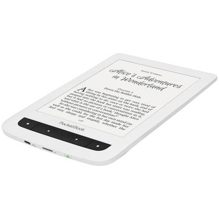 PocketBook E-Book Reader Touch LUX 3, Ecran 6", 4GB, White