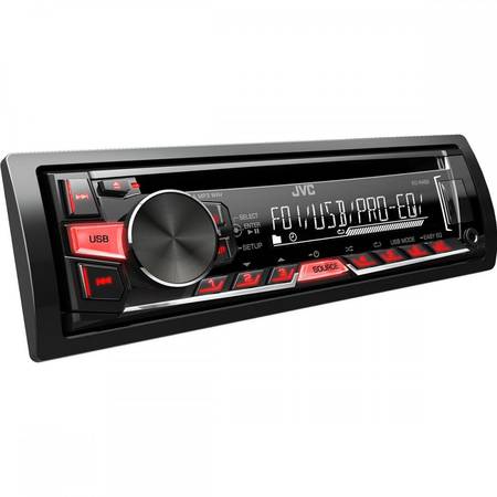 Radio CD auto KD-R469EY, 4 x 50 W, 1DIN, USB, AUX, Subwoofer control