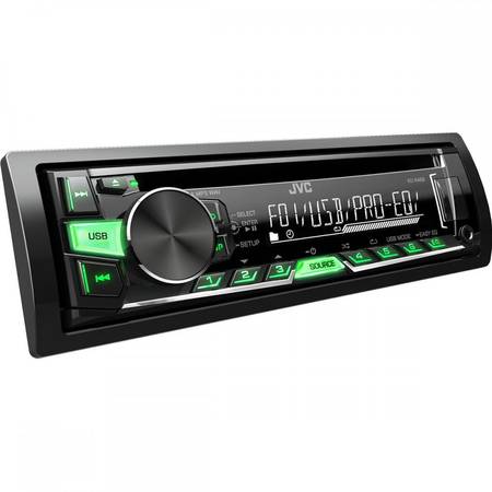 Radio CD auto KD-R469EY, 4 x 50 W, 1DIN, USB, AUX, Subwoofer control