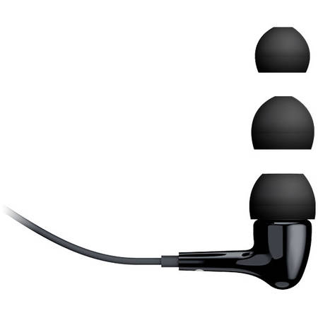 Casti stereo Genius GHP-206, In-ear, 20Hz-20KHz, 16Ohm, 1.2m cable, Black