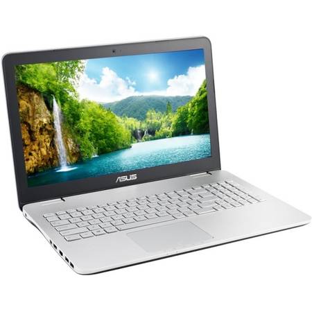 Laptop ASUS N551JX-CN298D, 15.6'' FHD, Procesor Intel Core i7-4750HQ 2.0GHz Crystal Well, 8GB, 1TB + 24GB SSD, GeForce GTX 950M 4GB, FreeDos, Grey