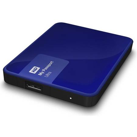 Hard disk extern WD My Passport Ultra 500GB Blue USB 3.0