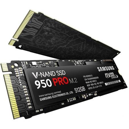 SSD Samsung 950 PRO 512GB PCI Express x4 M.2 2280