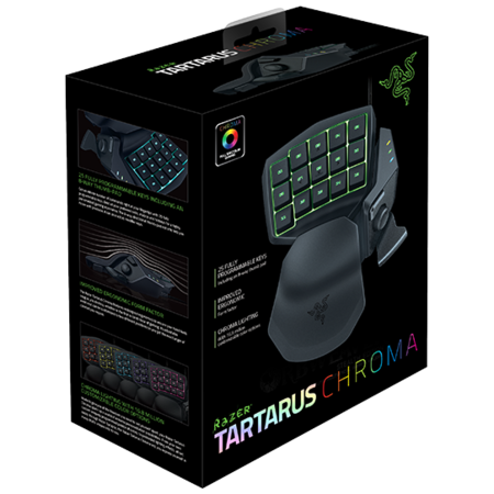 Tastatura Razer TARTARUS, cu fir, US layout, chroma, Gaming Keypad, 25 Fully programmable key