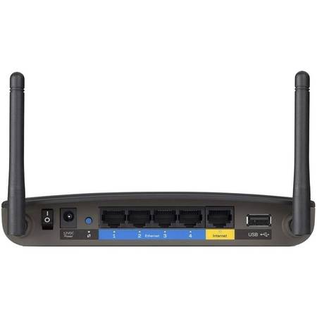 Router Wireless Linksys EA2750, Dual Band, N600, USB