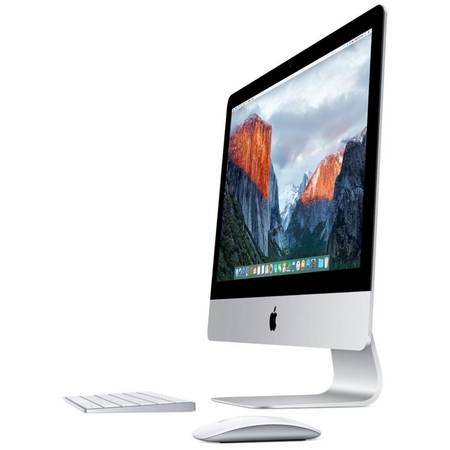 Sistem Desktop All-In-One iMac 21.5", Full HD, Procesor Intel Dual Core i5 1.60, GHz, Broadwell, 8GB, 1TB, Intel HD Graphics 6000, OS X El Capitan, ROM KB