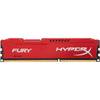 KINGSTON Memorie HyperX Fury Red 4GB DDR3 1333 MHz CL9