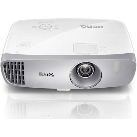 Videoproiector 3D BenQ W1110, Full HD, Home Cinema, 2200 Lumeni, Contrast 15000:1, Alb