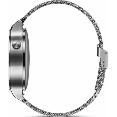 Smartwatch Huawei W1, otel inoxidabil, bratara plasa metalica (Mesh Strap)