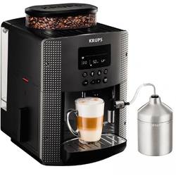 KRUPS Espressor automat Espresseria Automatic EA8168, dispozitiv spumare, rasnita, ecran LCD, gri