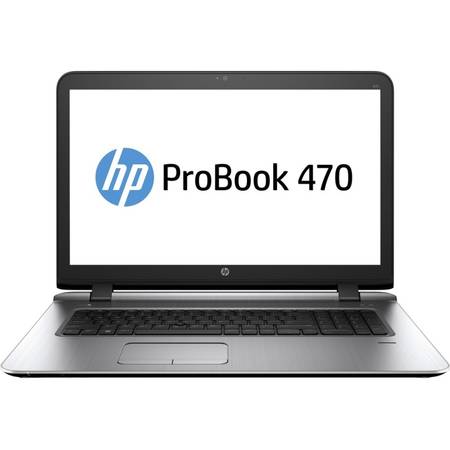 Laptop HP ProBook 470 G3, 17.3'' FHD, Intel Core i5-6200U, 2.3 GHz, 8GB, 256GB SSD, Radeon R7 M340 2GB, FPR, Win 7 Pro + Win 10 Pro