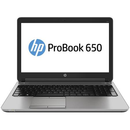 Laptop HP ProBook 650 G1, 15.6'' FHD, Procesor Intel Core i7-4712Q 2.5GHz Haswell, 4GB, 500GB, Intel HD Graphics 4600, FPR, Win 7 Pro + Win 8.1 Pro