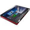 Laptop 2in1 Lenovo Yoga 500-14, 14" FHD IPS Touch, Intel Core i5-6200U, up to 2.80 GHz, 8GB, 1TB + 8GB SSH, GeForce 920M 2GB, Win 10 Home Student, Red