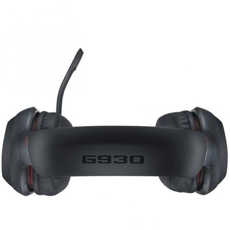 Casti gaming Logitech G930, Wireless, Negru