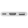 Adaptor Apple USB-C Digital AV cu Multiport, compatibil cu MacBook 2015, MJ1K2ZM/A