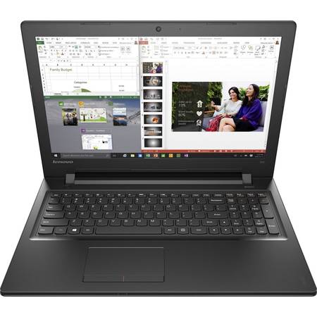 Laptop Lenovo IdeaPad 300, 15.6" HD, Procesor Intel Core i3-6100U, 2.30 GHz, Skylake, 4GB, 500GB, Intel HD Graphics 520, Wi-Fi AC