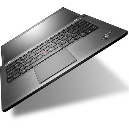Laptop Lenovo ThinkPad T440p, 14" HD+, Intel Core i5-4210M, up to 3.20 GHz, 8GB, 500GB, GT 730M 1GB, FingerPrint Reader, Win 7 Pro + Win 8.1 Pro, Black