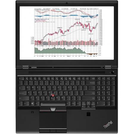 Laptop Lenovo ThinkPad P50, 15.6'' 4K IPS, Intel Xeon E3-1505M v5, 2.80 GHz, 8GB, 256GB SSD, Quadro M2000M 4GB, Win 7 Pro + Win 10 Pro, Black