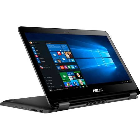 Laptop Asus Transformer Book Flip TP301UA-C4024T, 13.3" FHD,Touch, Intel Core i5-6200U, Intel HD 520, 4GB, HDD 1TB, Black, Windows 10