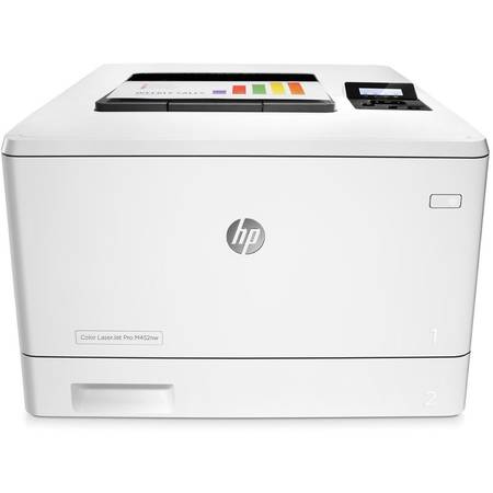 Imprimanta laser color HP LaserJet Pro M452nw, A4, 27 ppm, Retea, Wi-Fi, ePrint