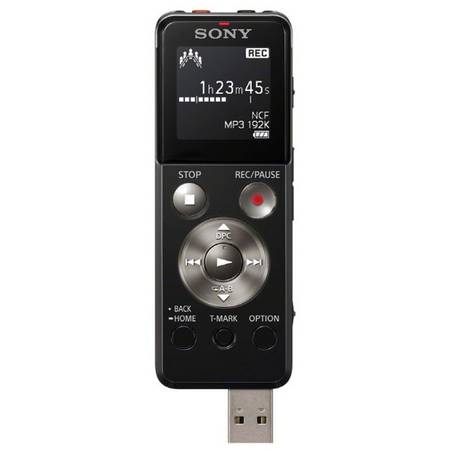 Reportofon Sony ICD-UX543B, 4GB, Functie MP3, Negru