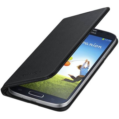 Husa Piele Flip Samsung Galaxy S4 I9500 I9505 Black