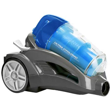 Aspirator Daewoo, 1200W, bagless, recipient praf 4L, tub telescopic, filtru HEPA, blue
