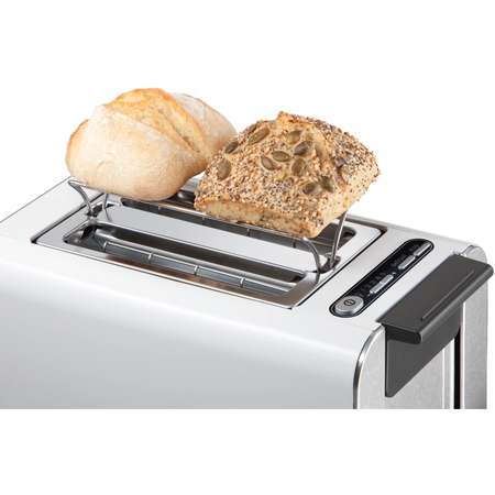 Prajitor de paine compact Styline TAT8611, 860 W, 2 felii, alb/antracit