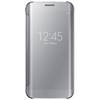 Husa Samsung Clear View EF-ZG925BS Silver pentru G925 Galaxy S6 Edge