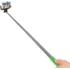 KitVision Selfie Stick extensibil cu control actionare shutter pe bluetooth si suport de telefon, Verde