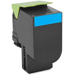 Toner Lexmark 80C2XCE, cyan, 4 k