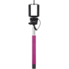 KitVision Selfie Stick extensibil cu control actionare shutter pe fir si suport de telefon, Roz