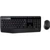 Logitech Kit Mouse Wireless+ Tastatura MK345, Black