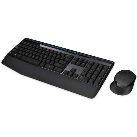Kit Mouse Wireless+ Tastatura MK345, Black