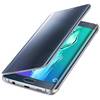 Samsung Husa Clear View Cover Blue Black EF-ZG928CBEGWW pentru Galaxy S6 Edge + G928