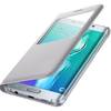 Husa S-View Cover Silver EF-CG928PSEGWW pentru Samsung Galaxy S6 Edge + G928