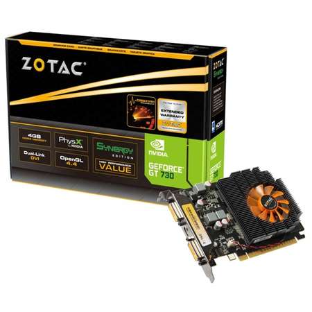 Placa video Zotac GeForce GT 730 Synergy Edition 4GB DDR3 128-bit