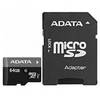 Card memorie A-Data Micro SDXC Premier 64GB UHS-I Clasa 10 + Adaptor SD