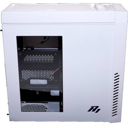 Carcasa Zalman R1 White 3.0, 2x USB 2.0, Audio, fan controller pentru 2 ventilatoare, sloturi expansiune: x7
