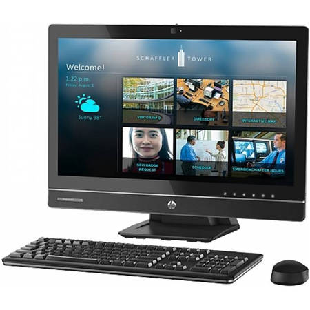 Sistem All-In-One HP EliteOne 800 G1, 23" FHD, Procesor Intel Core i5-4690S 3.2GHz Haswell, 4GB, 500GB, GMA HD 4600, Win 7 Pro + Win 8.1 Pro