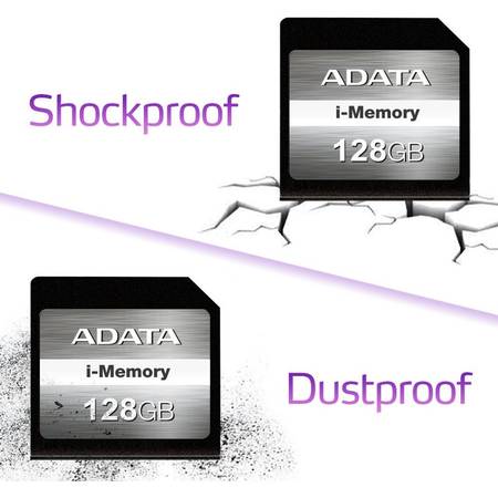 Card SD A-Data, I-Memory, 128 GB, SDXC, 95,60Mbs, negru