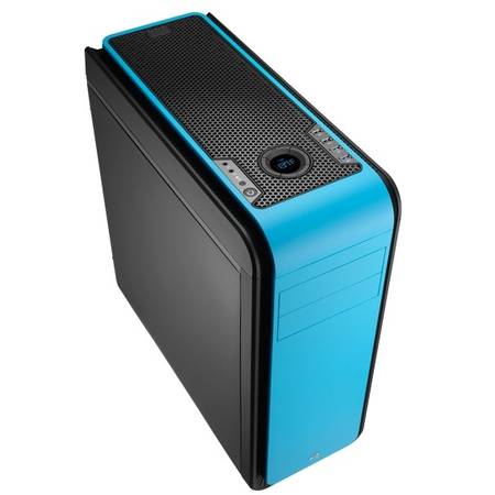 Carcasa Aerocool ATX DS 200 BLUE, USB 3.0, fara sursa