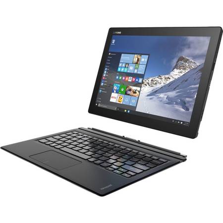 Laptop 2-in-1 Lenovo Ideapad Miix 700, 12" IPS MultiTouch, Intel Core m3-6Y54 1.1 GHz Dual Core 2.7GHz Turbo, 8GB RAM, 256GB SSD, Win 10 Pro, Black